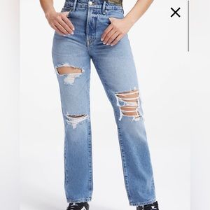 Good American women’s denim, worn twice, size 27/4